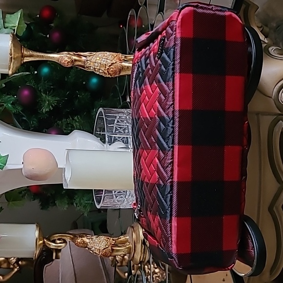 Lug Medium Crossbody Camper SE, Buffalo Check Red - Picture 4 of 5